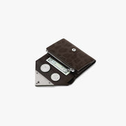 MATT TRIANGLE WALLET (LEOPARD BROWN)