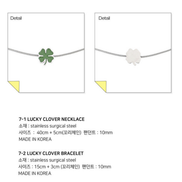 Almost Blue - LUCKY CLOVER NECKLACE / BRACELET