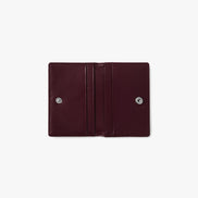 CRINKLE SOFT CARD CASE (DEEP CHERRY)