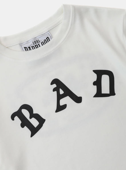 Bad Blood - Mystic Logo Jersey Short Sleeve Slim Fit (White)