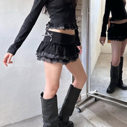 (現貨) KR LITTLE RIBBON MINI CAKE  SKIRT (3 COLORS)