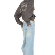 SCULPTOR - Bad Seed Washed Hoodie Zip-Up (Charcoal)