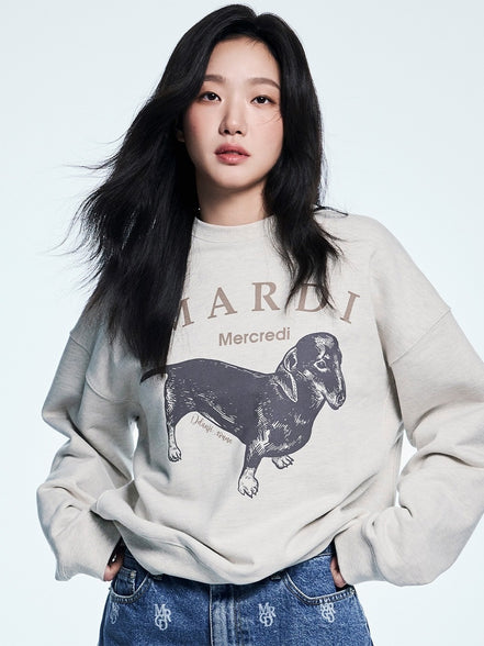 MARDI MERCREDI - SWEATSHIRT DDANJI (OATMEAL BEIGE)