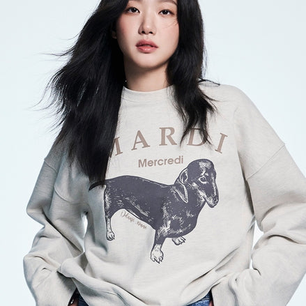 MARDI MERCREDI - SWEATSHIRT DDANJI (OATMEAL BEIGE)
