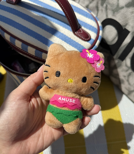 amuse 黑皮 hello kitty掛飾