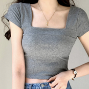 KR SQUARE NECK TEE (3 COLORS)