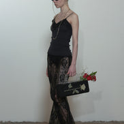 SCULPTOR - Table Cloth Maxi Skirt Glossy (Black)