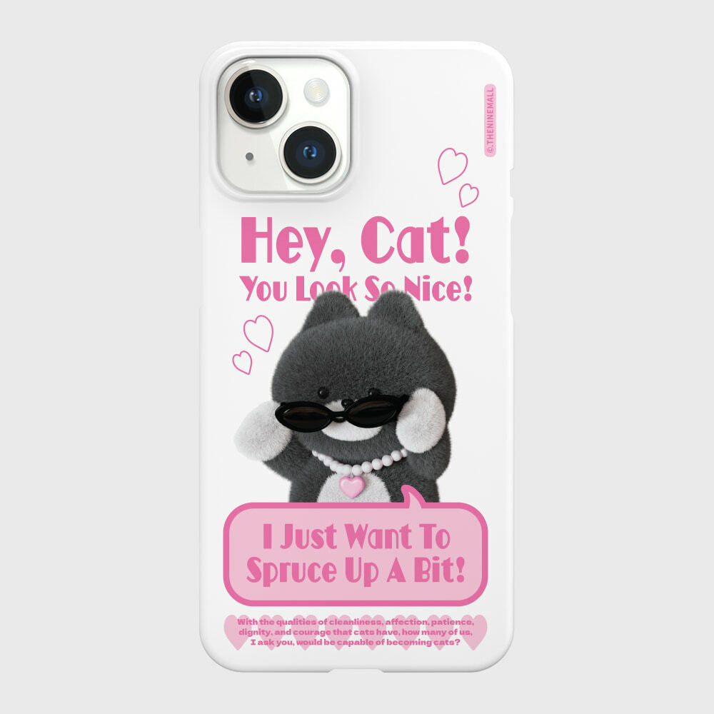 THE NINE MALL - heart pendant hey cat 硬殼
