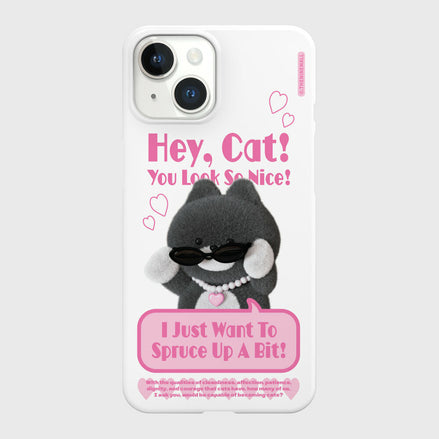 THE NINE MALL - heart pendant hey cat 硬殼