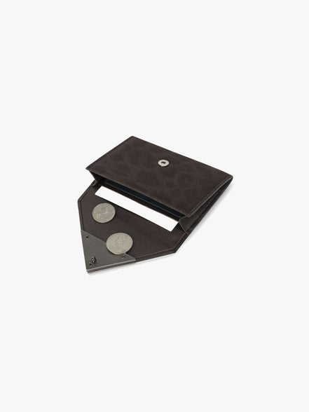 TRIANGLE NAME POCKET (LEOPARD BROWN)