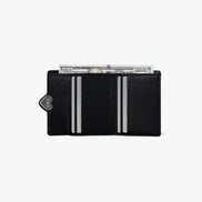 HEARTY FLAP WALLET (LEOPARD BLACK)