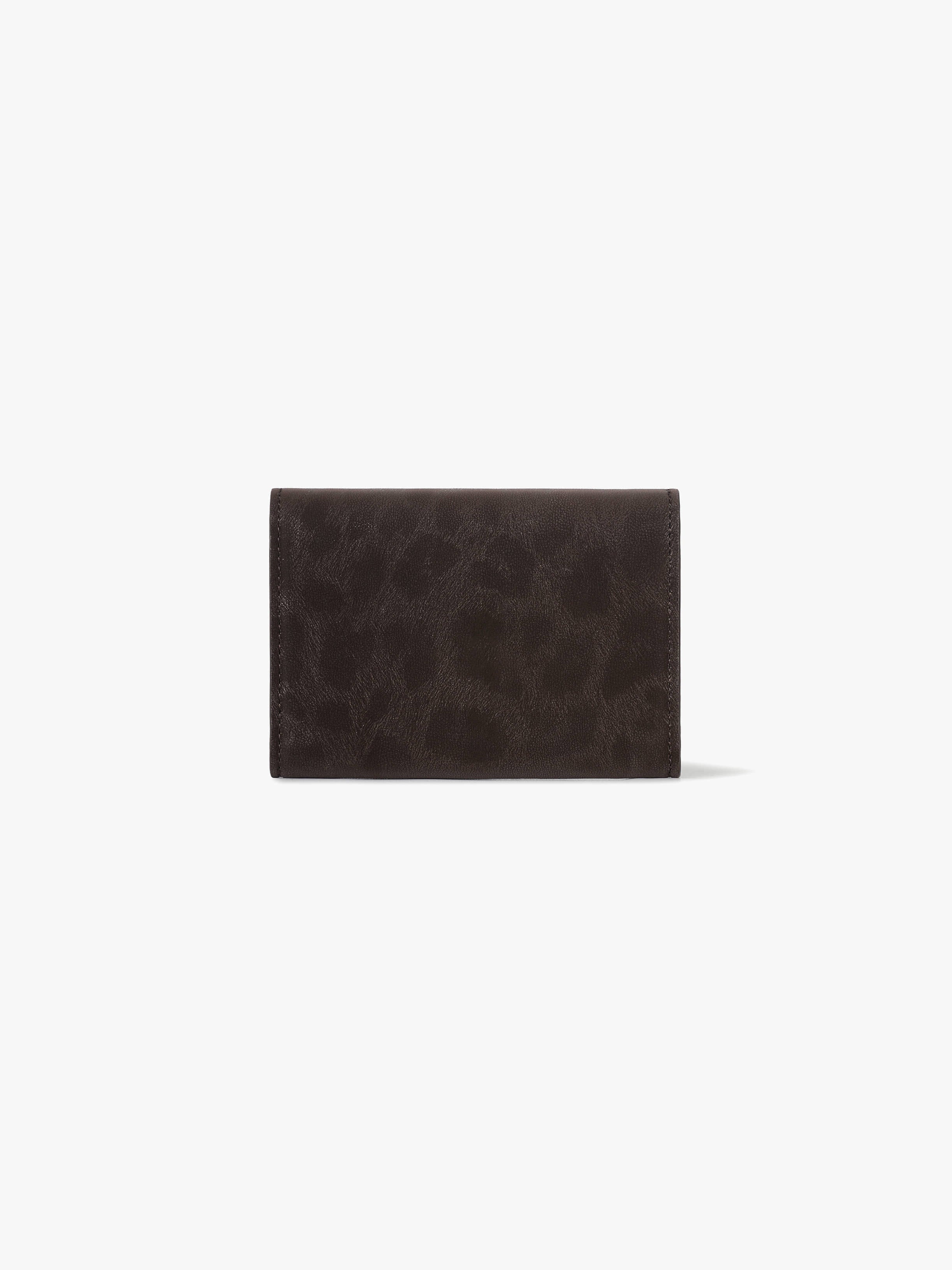 MATT TRIANGLE WALLET (LEOPARD BROWN)