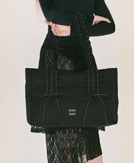 JEDREFEB5 - Butterfly shoulder bag Medium (Black)