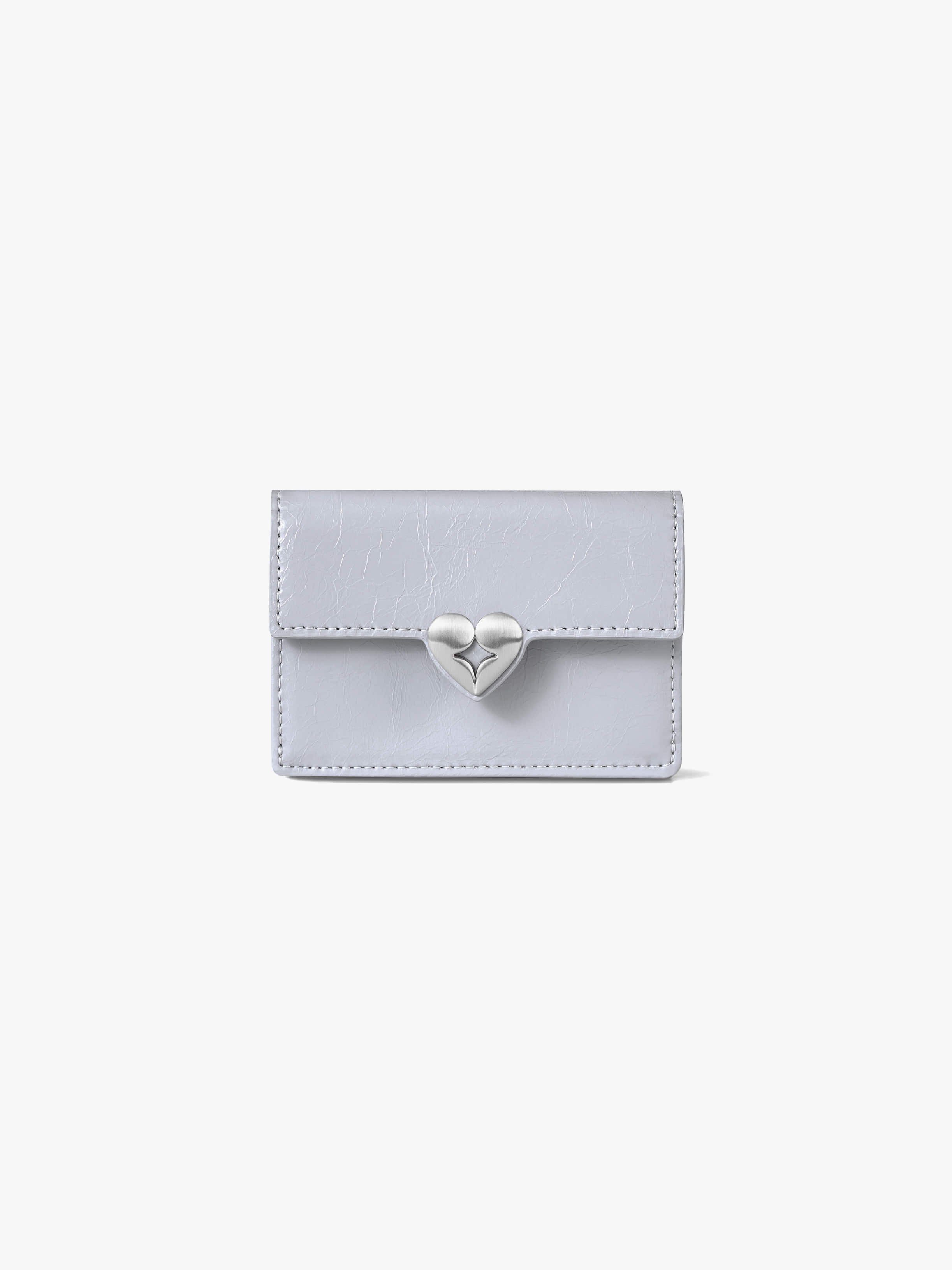 HEARTY TRIPLE WALLET (MISTY LAVENDER)