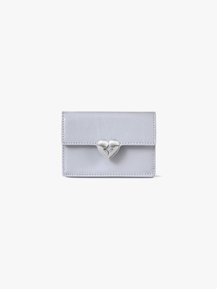 HEARTY TRIPLE WALLET (MISTY LAVENDER)