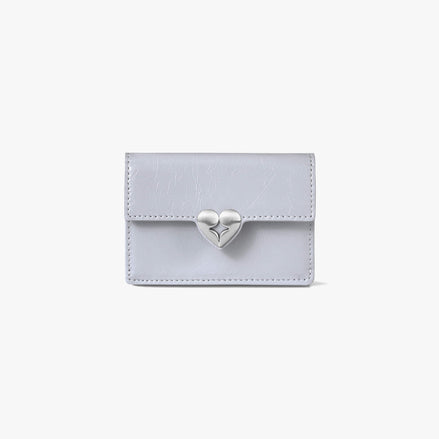 HEARTY TRIPLE WALLET (MISTY LAVENDER)