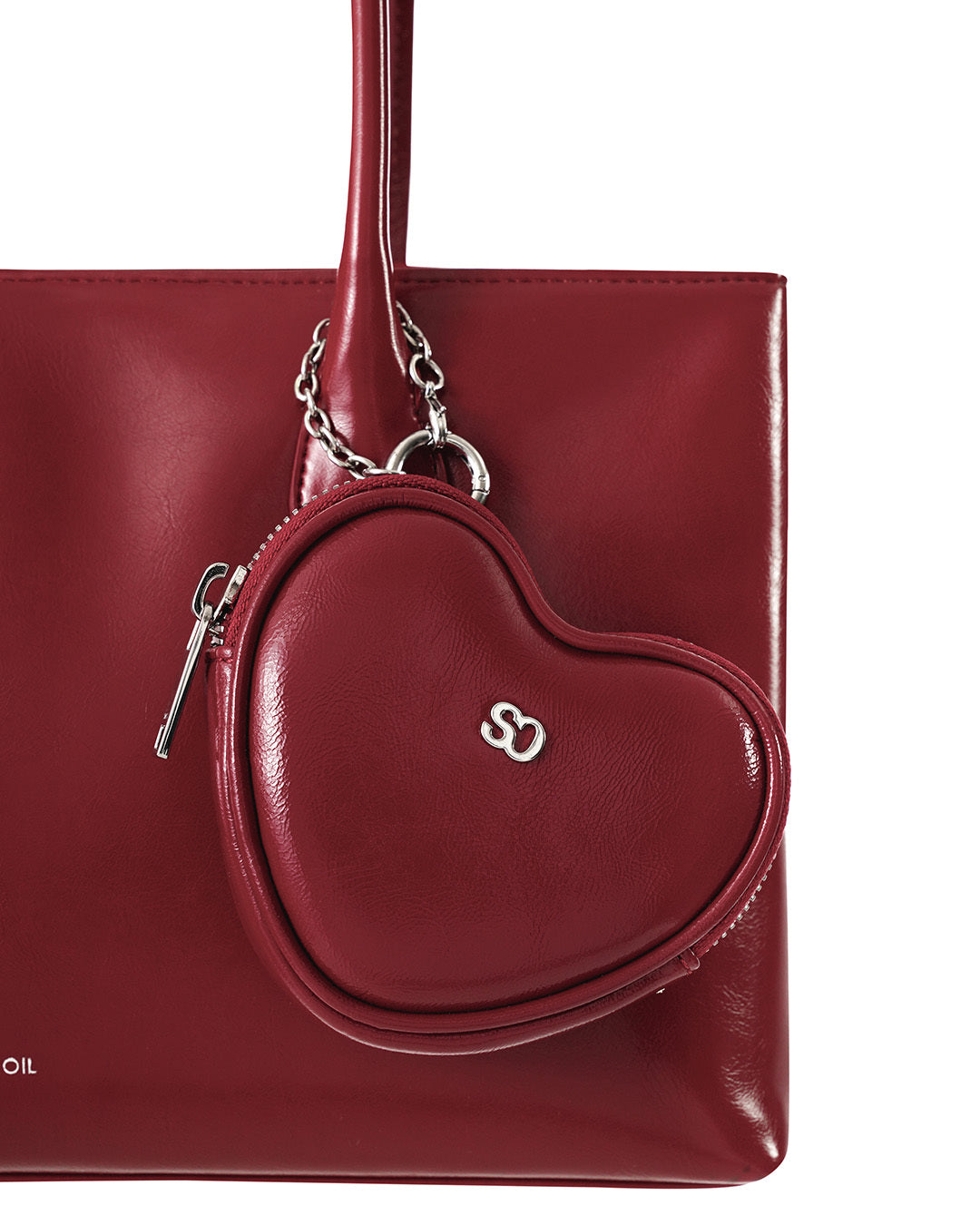 Stand Oil - Heart Pods Keyring (Red Wine)