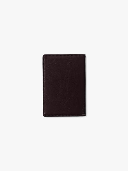 CRINKLE PASSPORT CASE (ESPRESSO)
