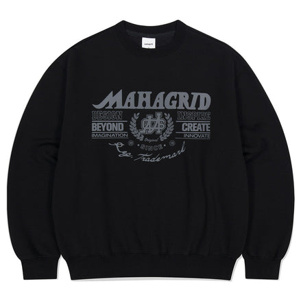 mahagrid - TRADEMARK SWEATSHIRT (BLACK)