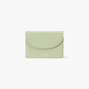 CRINKLE HALFMOON MINI WALLET (PISTACHIO)