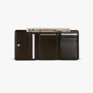 fennec - TRIANGLE COIN POCKET WALLET (ESPRESSO)
