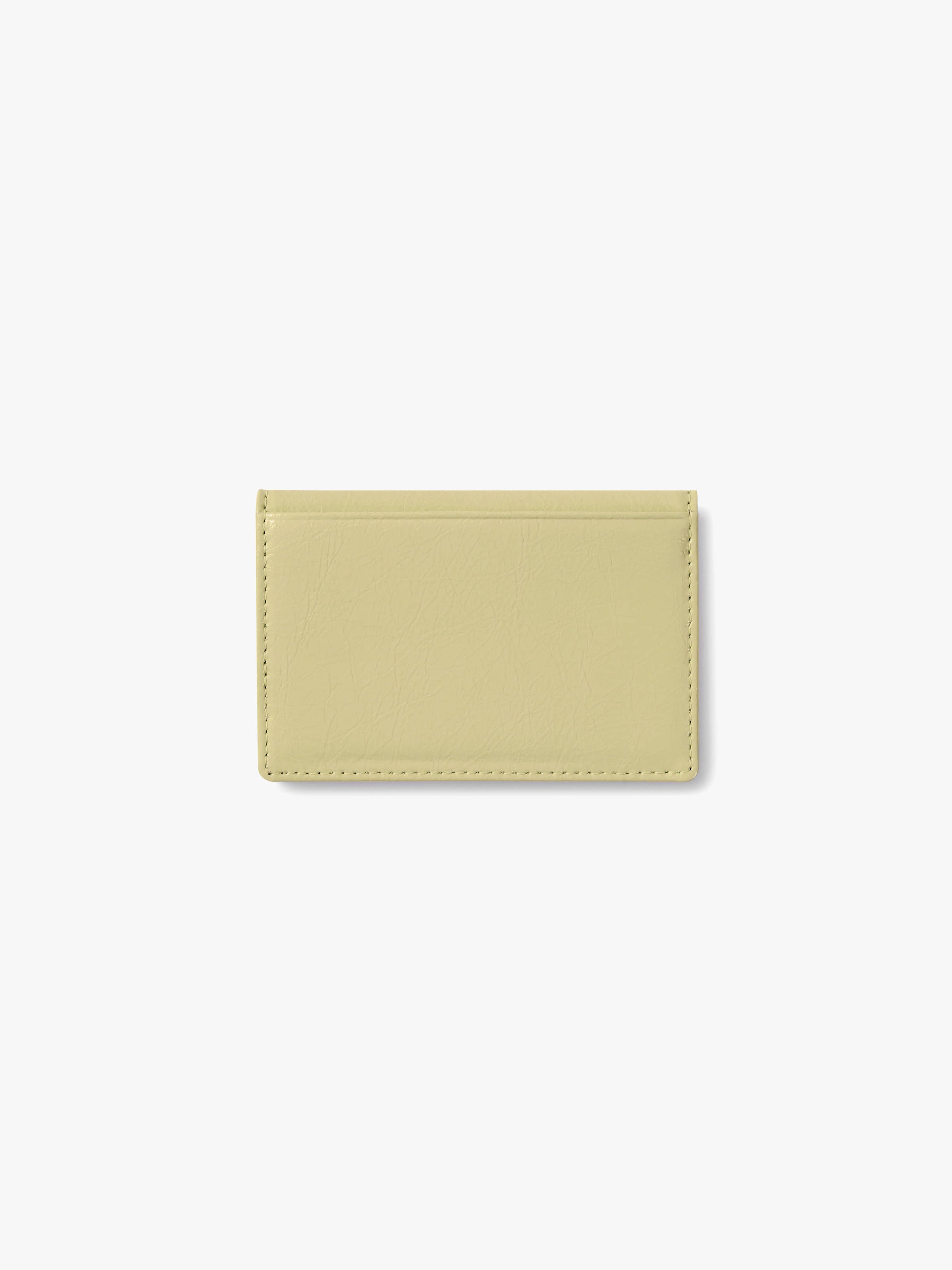 CRINKLE SOFT CARD CASE (SOFT OLIVE)