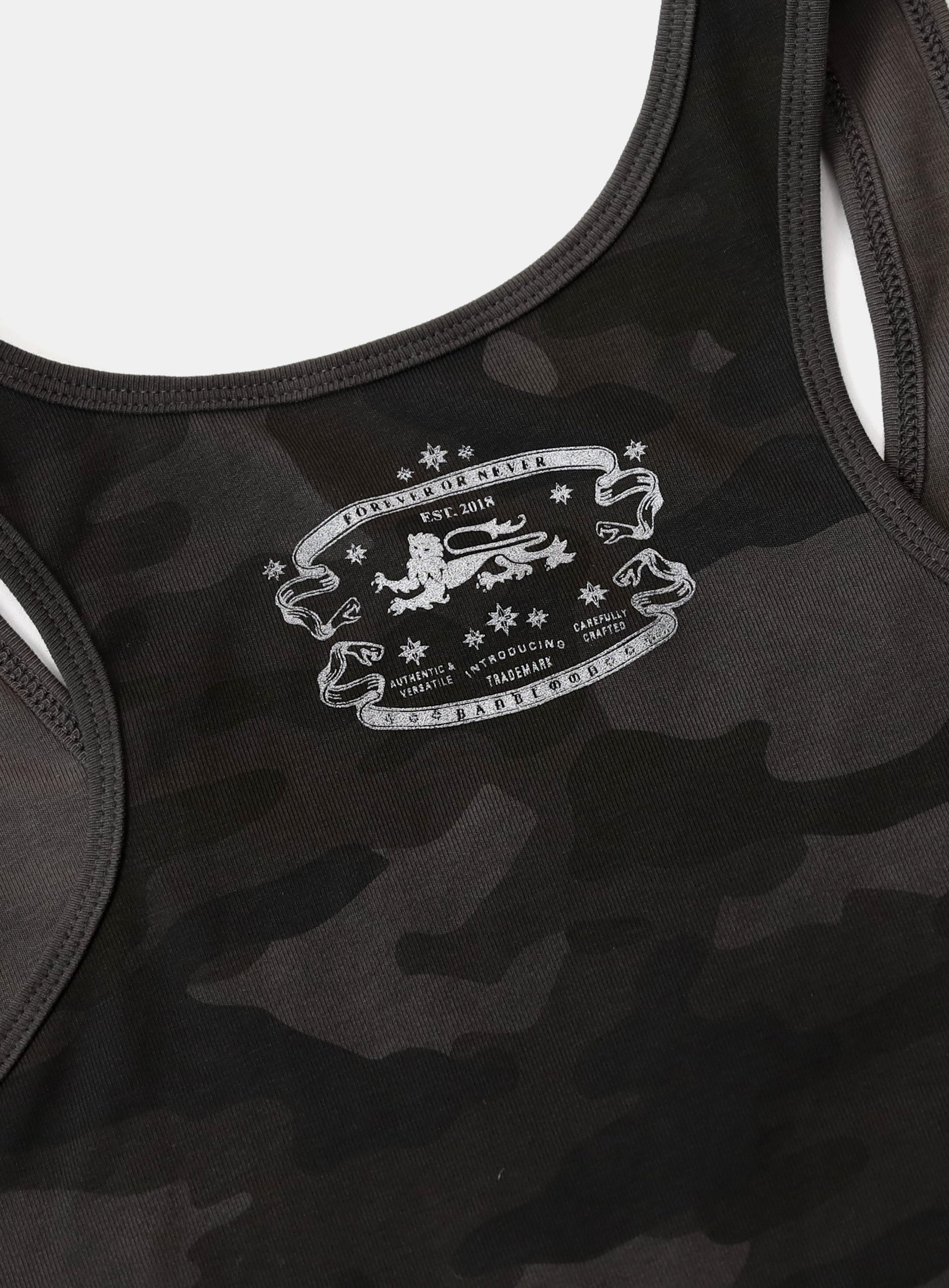 bad blood - Mystic Tank Slim Fit (Black Camo)
