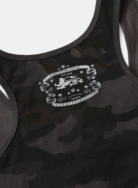 bad blood - Mystic Tank Slim Fit (Black Camo)