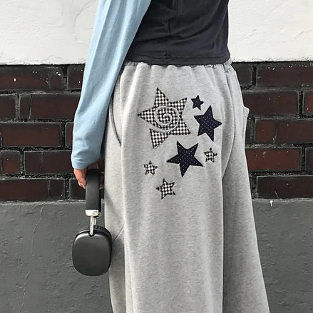 chicks - two stars pants (grey)