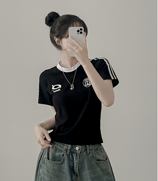 KR TRAINING CROP TSHIRT (2COLORS)