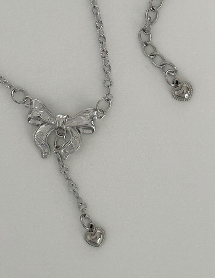 OFUSE - lace ribbon necklace