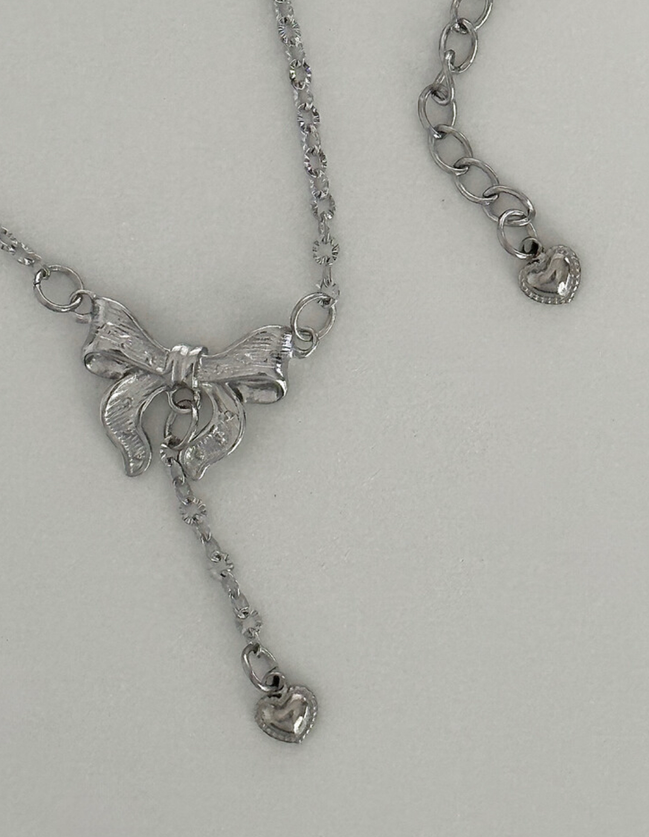 OFUSE - lace ribbon necklace