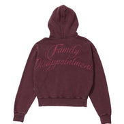 SCULPTOR - Bad Seed Washed Hoodie Zip-Up (Deep Purple)