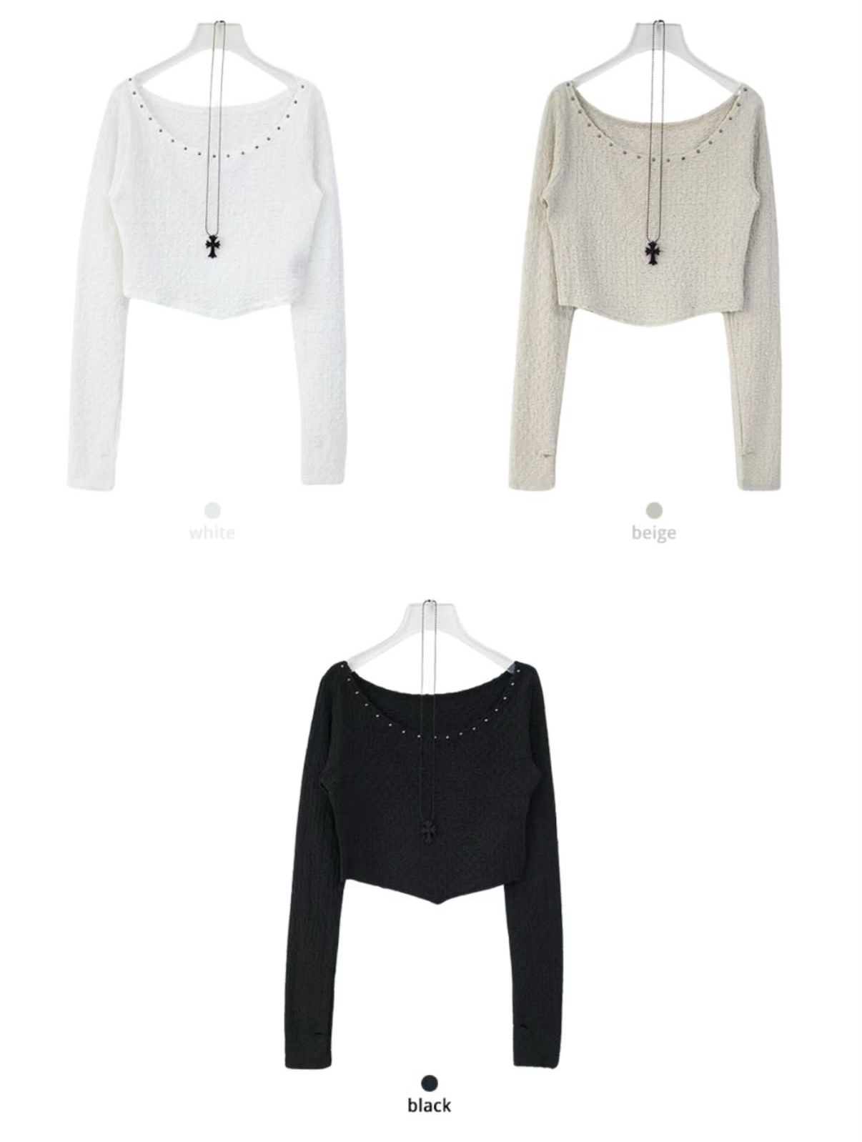 KR MINI BALLS TOP WITH NECKLACE
