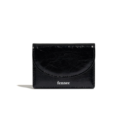 CRINKLE HALFMOON ACCORDION POCKET (BLACK)