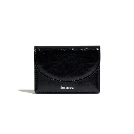 CRINKLE HALFMOON ACCORDION POCKET (BLACK)