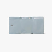 CRINKLE TRIANGLE TRIPLE WALLET (HAZE BLUE)