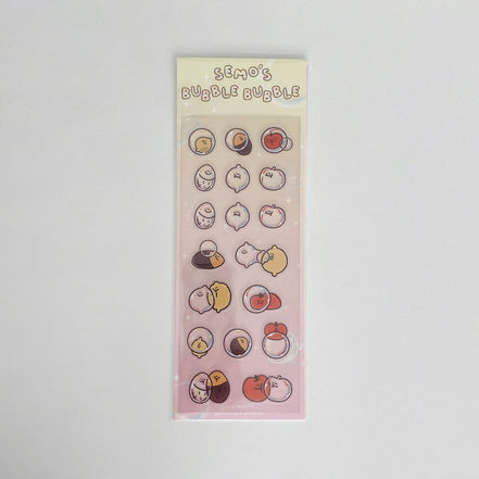 Second Morning - BUBBLE BUBBLE 透明貼紙