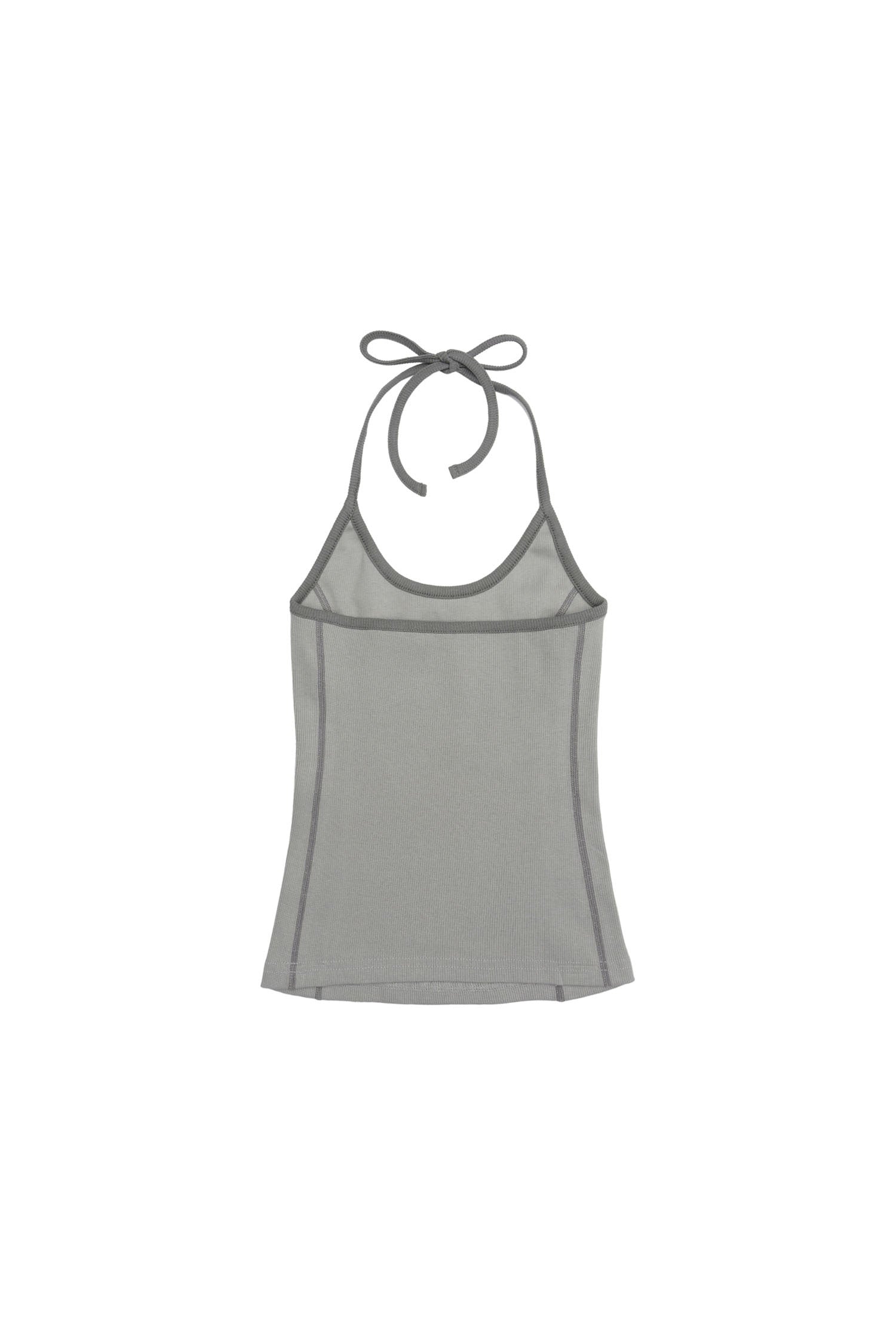SCULPTOR - Classic Logo Halter Top (Gray)