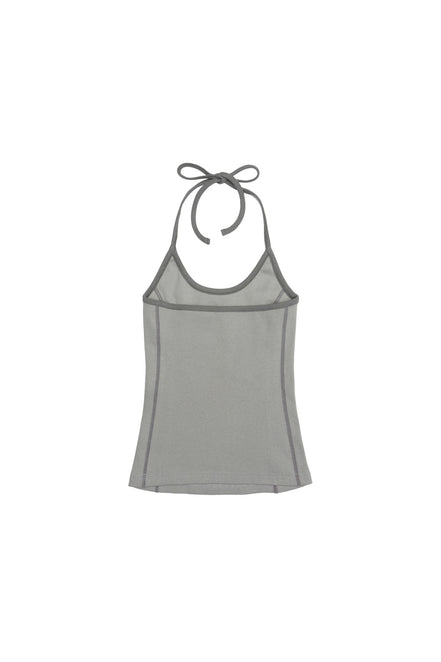 SCULPTOR - Classic Logo Halter Top (Gray)