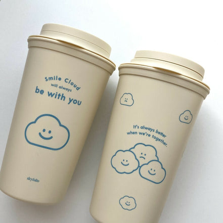Skyfolio - smile cloud tumbler｜2 types
