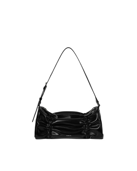 (liz同款) Pleats Bag (Black)