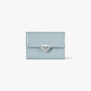HEARTY FLAP WALLET (HAZE BLUE)