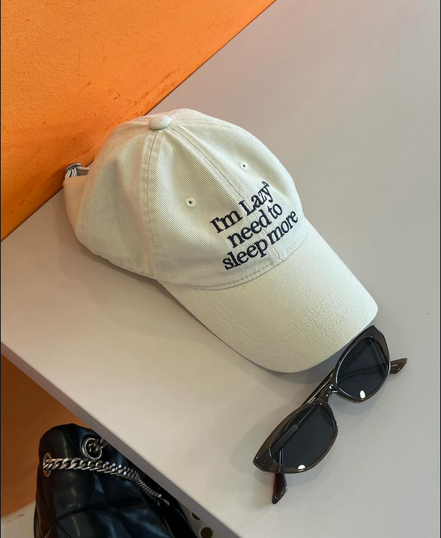 [KARINA/WINTER同款] LAZYZ - Sleep More Washing Ball Cap (9 COLORS)