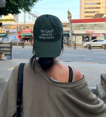 [KARINA/WINTER同款] LAZYZ - Sleep More Washing Ball Cap (9 COLORS)