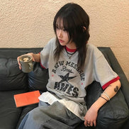 AMES WORLDWIDE - VINTAGE STAR TEE (GREY)