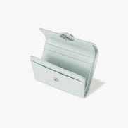 HEARTY FLAP WALLET (PALE MINT)