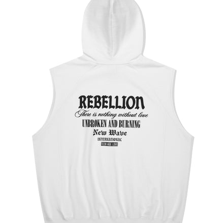 MAHAGRID - REBELLION HOOD VEST (WHITE)