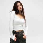 KR ELIZABETH LACE TOP (4 COLORS)