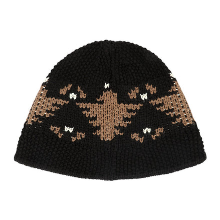mahagrid - EAGLE KNIT BUCKET HAT (BLACK)
